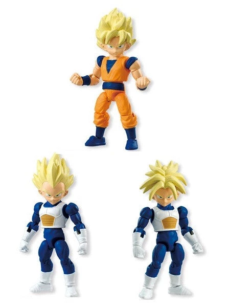 Bandai Shokugan 66 Dragonball Kai Set Of 3 Goku Vegeta Trunks 1 Bandai Shokugan 66 Dragonball Kai Set Of 3 Goku Vegeta Trunks