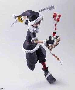 Square Enix Bring Arts Kingdom Hearts 2 Sora Christmas Town Ver Action Figure