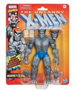Hasbro Toys Marvel Legends Retro X-Men Gray Exclusive Beast Action Figure