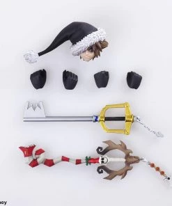 Square Enix Bring Arts Kingdom Hearts 2 Sora Christmas Town Ver Action Figure
