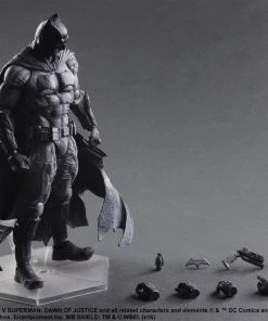 Square Enix DC Comics Batman Vs Superman Dawn Of Justice SDCC 2016 Black And White Batman Play Arts Kai Action Figure Square Enix Play Arts Kai