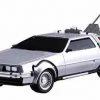 1:12 Model Kits Aoshima 1/43 BACK TO THE FUTURE 1/43 Pullback DELOREAN From PART I Model Kit