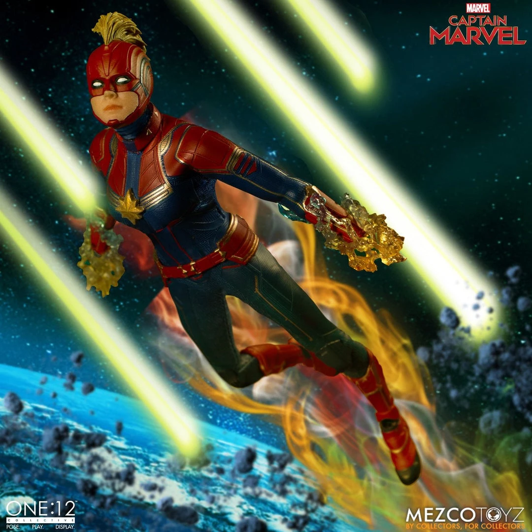 Mezco Toys Mezco One 12 Captain Marvel Action Figure 5 Mezco Toys Mezco One 12 Captain Marvel Action Figure