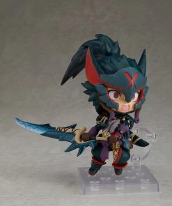 Good Smile Company Nendoroid MONSTER HUNTER WORLD: ICEBORNE Hunter: Female Nargacuga Alpha Armor Ver. 1284-DX Action Figure