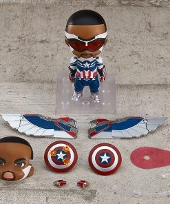 Good Smile Company **Pre Order**Nendoroid The Falcon And The Winter Soldier Captain America (Sam Wilson) DzX Action Figure