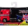 Bandai Jada Die Cast Metals Transformers G1 Optimus Prime 1:32 Vehicle