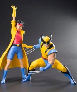 Kotobukiya Marvel Universe X-Men '92 Wolverine & Jubilee Two Pack Artfx+ Statue