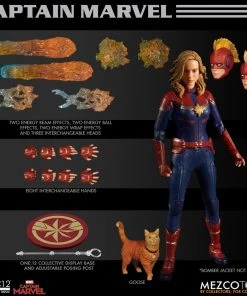 Mezco Toys Mezco One 12 Captain Marvel Action Figure 15 Mezco Toys Mezco One 12 Captain Marvel Action Figure