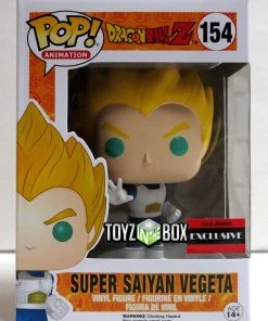 Funko Pop Pop Funko Dragonball Z Super Saiyan Vegeta AAA Exclusive Vinyl Figure