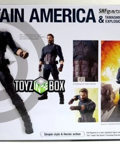 Bandai Bandai S.H. Figuarts S.H. Figuarts Avengers Infinity War Captain America & Tamashii Effect Explosion Action Figure