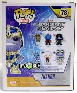 Funko Pop Guardians Of The Galaxy Thanos GITD EE Exclusive 78 Vinyl Figure