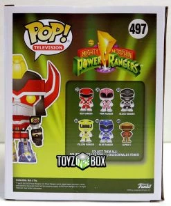 Funko Pop Power Rangers Megazord Metallic AAA Exclusive 497 Vinyl Figure