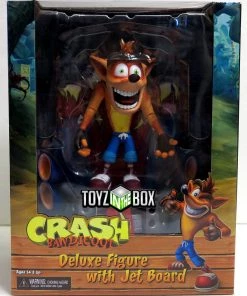 Neca Toys NECA Crash Bandicoot Deluxe With Hoverboard Action Figure