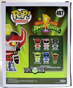 Funko Pop Power Rangers Megazord Metallic Glow In The Dark Exclusive 497 Vinyl Figure