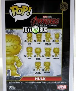 Funko Pop Pop Funko MCU Hulk Chrome 379 Vinyl Figure
