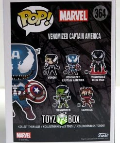 Funko Pop Marvel Venomized Captain America 364 Vinyl Figure