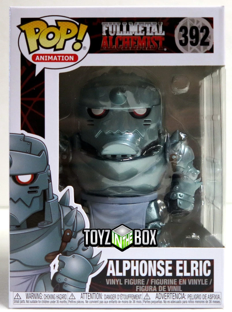 Funko Pop Full Metal Alchemist Alphonse Elric 392 Vinyl Figure 1 Funko Pop Full Metal Alchemist Alphonse Elric 392 Vinyl Figure