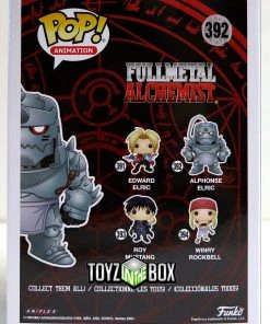 Funko Pop Full Metal Alchemist Alphonse Elric 392 Vinyl Figure