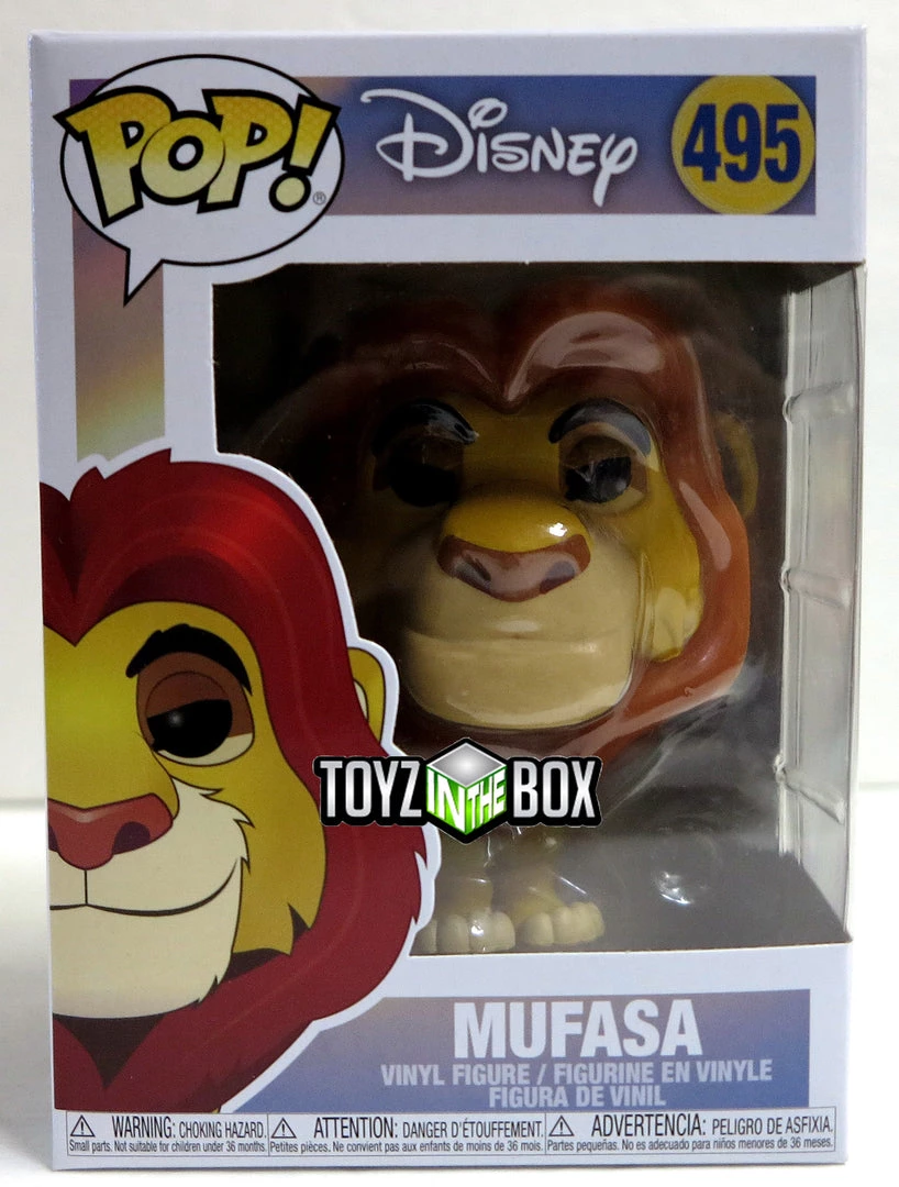 Funko Pop Disney Lion King Mufasa 495 Vinyl Figure 1 Funko Pop Disney Lion King Mufasa 495 Vinyl Figure