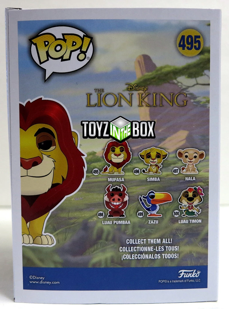 Funko Pop Disney Lion King Mufasa 495 Vinyl Figure 2 Funko Pop Disney Lion King Mufasa 495 Vinyl Figure