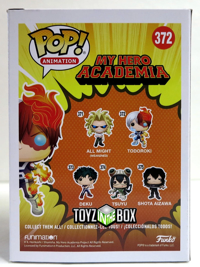 Funko Pop My Hero Academia Shoto Todoroki 372 Vinyl Figure 2 Funko Pop My Hero Academia Shoto Todoroki 372 Vinyl Figure