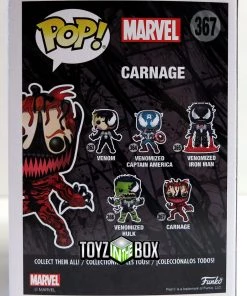Funko Pop Marvel Venom Carnage (Cletus Kasady) 367 Vinyl Figure