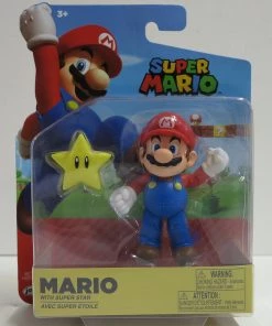 Jakks Pacific World Of Nintendo Wave 14 Mario W/ Super Star Action Figure