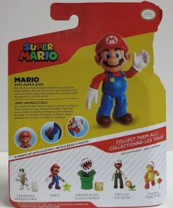 Jakks Pacific World Of Nintendo Wave 14 Mario W/ Super Star Action Figure