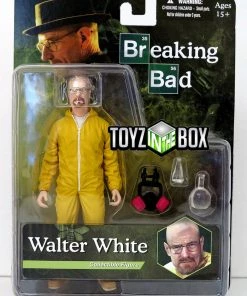Mezco Toys Mezco Walter White With Yellow Hazmat Suit Breaking Bad Action Figure