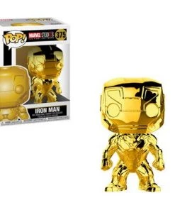 Funko Pop Pop Funko Marvel Studios 375 MCU Iron Man Gold Chrome Vinyl Figure