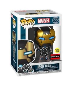 Funko Pop Marvel Iron Man Model 39 (GITD) AAA Exlcusive 555 VInyl Figure