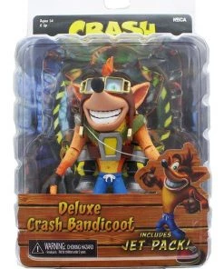 Neca Toys NECA Crash Bandicoot Deluxe With Jet Pack Action Figure
