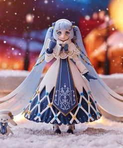 Max Factory Figma Character Vocal Series 01: Hatsune Miku Snow Miku: Glowing Snow Ver. EX-064 Action Figure