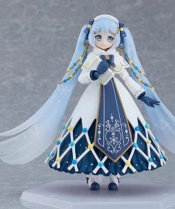 Max Factory Figma Character Vocal Series 01: Hatsune Miku Snow Miku: Glowing Snow Ver. EX-064 Action Figure