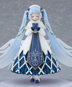 Max Factory Figma Character Vocal Series 01: Hatsune Miku Snow Miku: Glowing Snow Ver. EX-064 Action Figure