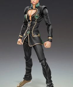 Revoltech **Pre Order**JOJO'S BIZARRE ADVENTURE Chozokado Giorno Giovanna Ver. BLACK Action Figure
