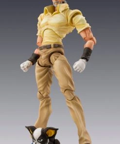 Revoltech Medicos JOJO'S BIZARRE ADVENTURE Part3 Stardust Crusaders Chozokado [Joseph Joestar&Iggy] (Re-run) Action Figure