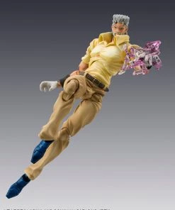 Revoltech Medicos JOJO'S BIZARRE ADVENTURE Part3 Stardust Crusaders Chozokado [Joseph Joestar&Iggy] (Re-run) Action Figure