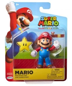 Jakks Pacific World Of Nintendo Wave 14 Mario W/ Super Star Action Figure