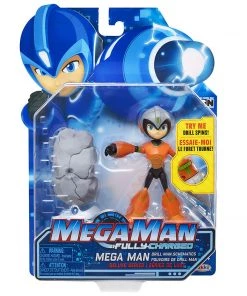 Jakks Pacific Mega Man Fully Charged Mega Man Drill Man Action Figure
