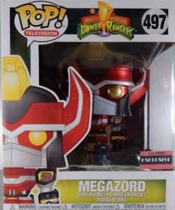 Funko Pop Power Rangers Megazord Metallic AAA Exclusive 497 Vinyl Figure