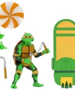 Neca Toys NECA TMNT Teenage Mutant Ninja Turtles In Time Michelangelo Action Figure