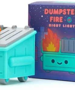 1:12 100 Soft US Dumpster Fire "NIGHT LIGHT" Vinyl Figure