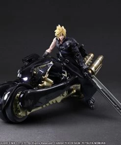 Square Enix Play Arts Kai Final Fantasy VII Advent Children Cloud Strife & Fenrir Set Action Figure