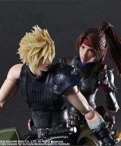 Square Enix Square Enix Play Arts Kai **Pre Order**Play Arts Kai Final Fantasy VII Remake Jessie, Cloud & Motorcycle Set Action Figure