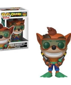 Funko Pop Crash Bandicoot Crash Bandicoot With Scuba Gear 421 Vinyl Figure