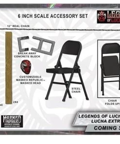 1:12 1/12 Action Figure Accesories Legends Of Lucha Libre Extrema Accessory Set