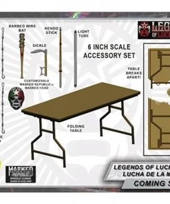 1:12 1:12 Scale Action Figure Accesories 1/12 Action Figure Accesories Legends Of Lucha Libre Premium Accessory Set
