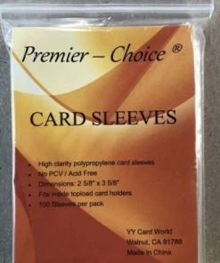 TCG Trading Cards & Supplies Pro Safe Or Premier Choice CARD Penny SLEEVES 100 Pk
