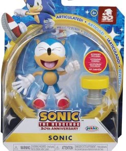 Jakks Pacific Sonic The Hedgehog 30th Anniversary Sonic With Spring Action Figure